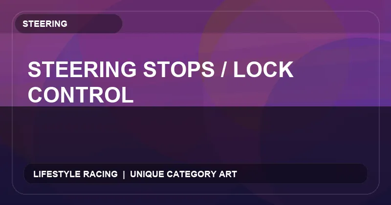 Steering Stops / Lock Control